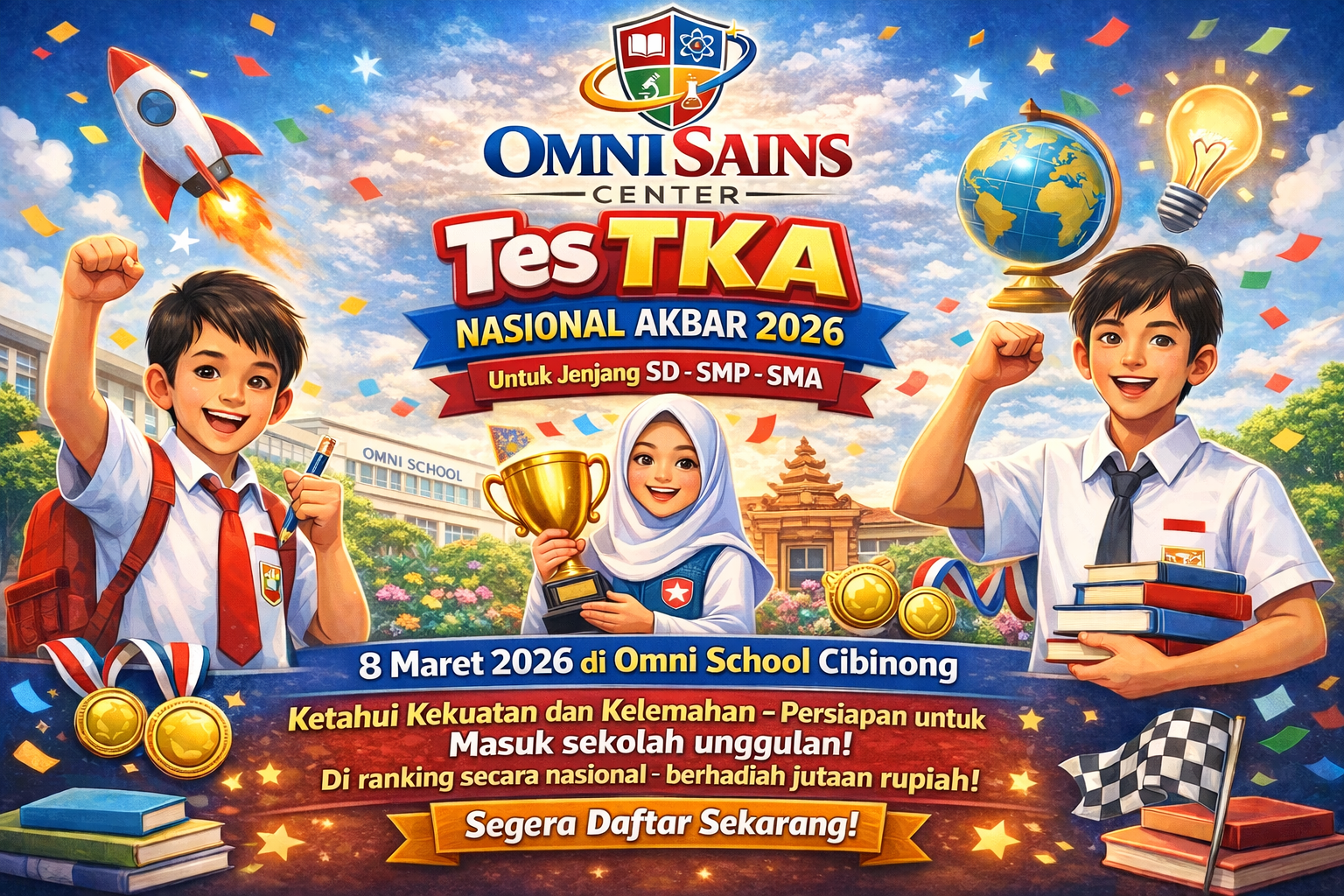 test TKA nasional Cibinong