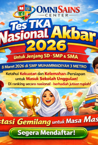 Tes TKA Akbar Nasional Metro 2026